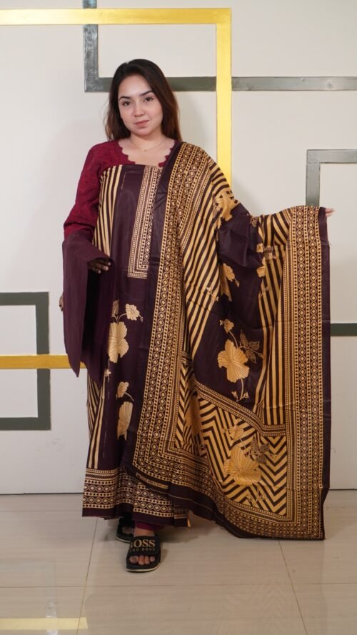 Dark merun three Piece - SAJBOZ